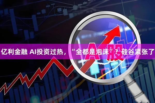 亿利金融 AI投资过热，“全都是泡沫”？硅谷紧张了