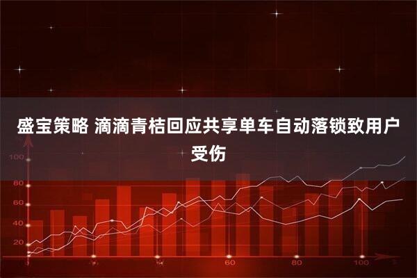 盛宝策略 滴滴青桔回应共享单车自动落锁致用户受伤