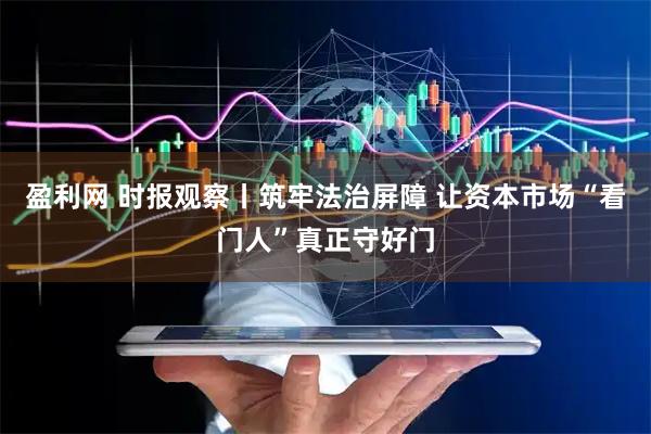 盈利网 时报观察丨筑牢法治屏障 让资本市场“看门人”真正守好门